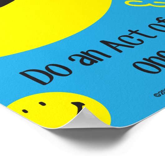 World Smile Day Poster 12x16 (Hoek)