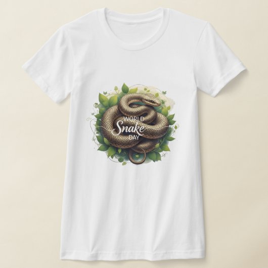 World Snake Day T-Shirt Design | Snake Conservatio (Laagn)