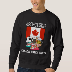 WORLD SOCCER Beer Pizza CANADA Trui