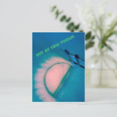 World space sky heavens Out of This World Briefkaart (Staand voorkant)