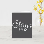 World Suicide Prevention Awareness Day Men Women S Kaart (Gele Bloem)