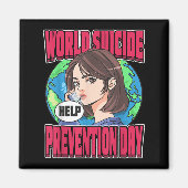 World Suicide Prevention Day Awareness September 1 Magneet (Voorkant)
