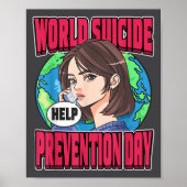 World Suicide Prevention Day Awareness September 1 Poster (Voorkant)