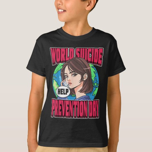 World Suicide Prevention Day Awareness September 1 T-shirt (Voorkant)