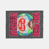 World Suicide Prevention Day Motivational Dad Sept Fleece Deken (Voorkant (Horizontaal))