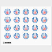 World Target Ronde Sticker (Vel)