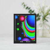 World Tarot Card Briefkaart (Staand voorkant)