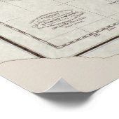  World Telegraph Lines Map (1855) Poster (Hoek)