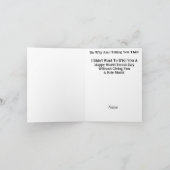 World Tennis Day Fastest Serve Wenskaart Kaart (Binnen)