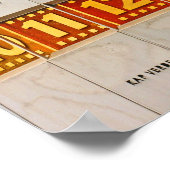 World Time Clock, Alexanderplatz, Berlijn, Deel B& Poster (Hoek)