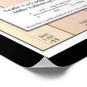 World Time Zone Map Poster (Hoek)