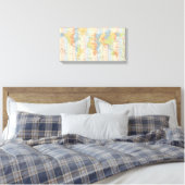 World Time Zones Map Canvas Afdruk (Insitu (Slaapkamer))