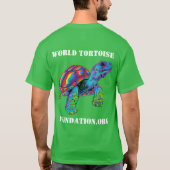 World Tortoise Foundation St Patrick's Day STX T-shirt (Achterkant)
