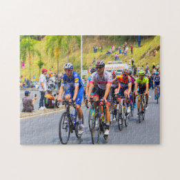 World Tour Cycling Race Jigzaag Puzzle Legpuzzel