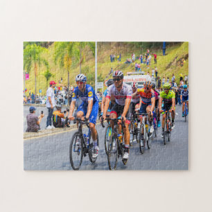 World Tour Cycling Race Jigzaag Puzzle Legpuzzel
