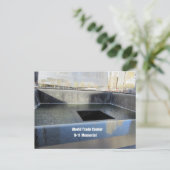 World Trade Center, 9/11 Memorial Briefkaart (Staand voorkant)