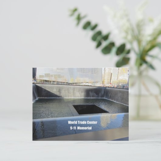 World Trade Center, 9/11 Memorial Briefkaart (Staand voorkant)