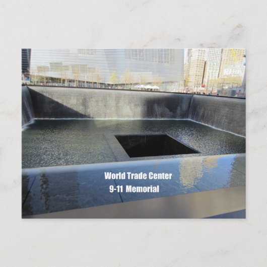 World Trade Center, 9/11 Memorial Briefkaart (Voorkant)