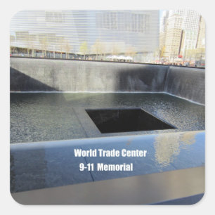 World Trade Center, 9/11 Memorial Vierkante Sticker