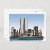 World Trade Center Briefkaart (Voorkant / Achterkant)