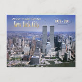 World Trade Center en NYC skyline Briefkaart (Voorkant)