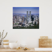 World Trade Center en NYC skyline Poster (Keuken)