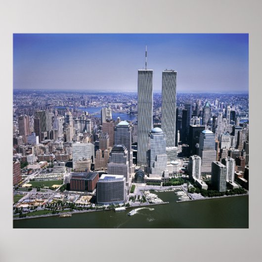 World Trade Center en NYC skyline Poster (Voorkant)