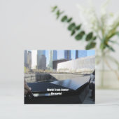World Trade Center Memorial, New York Briefkaart (Staand voorkant)