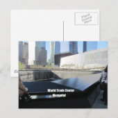 World Trade Center Memorial, New York Briefkaart (Voorkant / Achterkant)