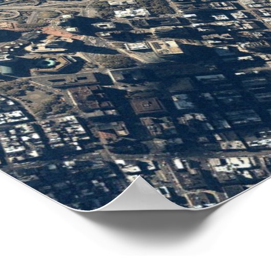 World Trade Center na 11 september 2001 Poster (Hoek)