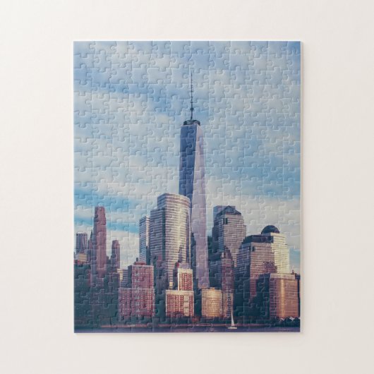 World Trade Center New York. Jigzaag Puzzle Legpuzzel (Verticaal)