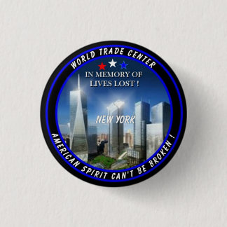 World Trade Center Ronde Button 3,2 Cm