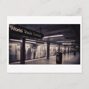 World Trade Center-station, NYC Briefkaart
