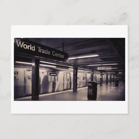 World Trade Center-station, NYC Briefkaart (Voorkant)