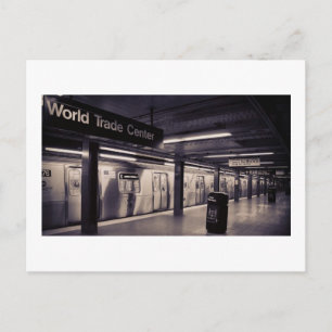 World Trade Center Subway Station - NYC Briefkaart