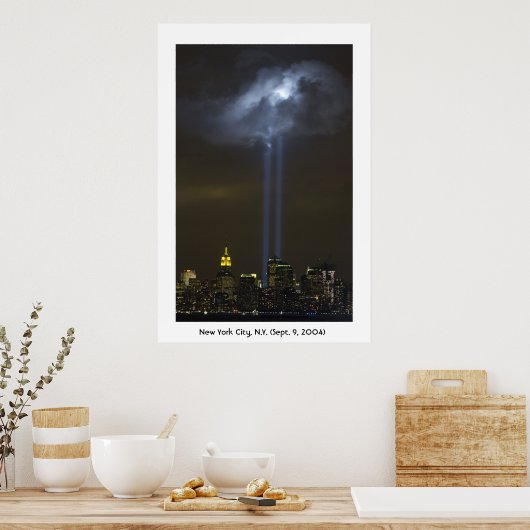 World Trade Center Tribute Light Poster (Keuken)