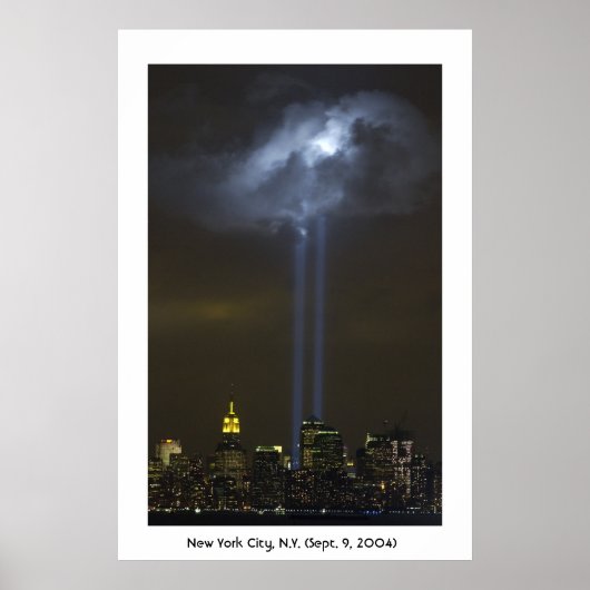 World Trade Center Tribute Light Poster (Voorkant)