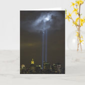 World Trade Center Tribution Light Kaart (Gele Bloem)