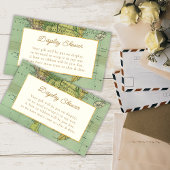  World Travel Baby shower Display Douche Informatiekaartje