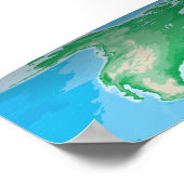 World Travel Bar Bat Mitzvah Sign-In Poster (Hoek)