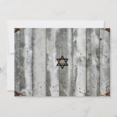  World Travel Bar/BBT Mitzvah-uitnodigingen Kaart (Achterkant)