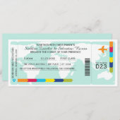 World Travel Boarding Pass Weddenschap Ticket Kaart (Voorkant / Achterkant)