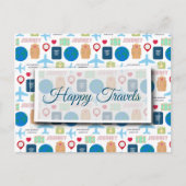 World Travel Briefkaart (Voorkant)