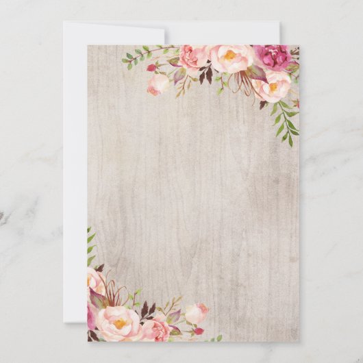 World Travel Bruids Douche Uitnodiging (Achterkant)