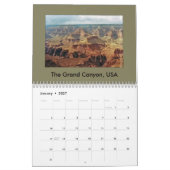 World Travel Calander Kalender (Jan 2027)
