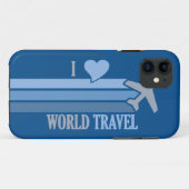 World Travel Custom iPhone case-mate Case (Achterkant (horizontaal))