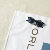 World Travel Holdings Beach Towel Strandlaken (In situ)