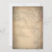  World Travel Map Engagement Party Kaart (Achterkant)