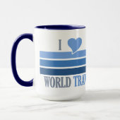 World Travel mug - kies stijl en kleur Mok (Links)