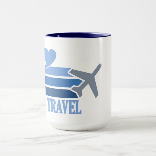 World Travel mug - kies stijl en kleur Mok (Midden)